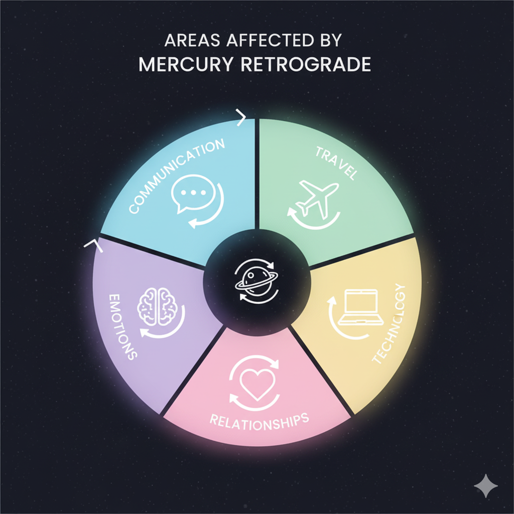 Areas Affected by Mercury Retrograde