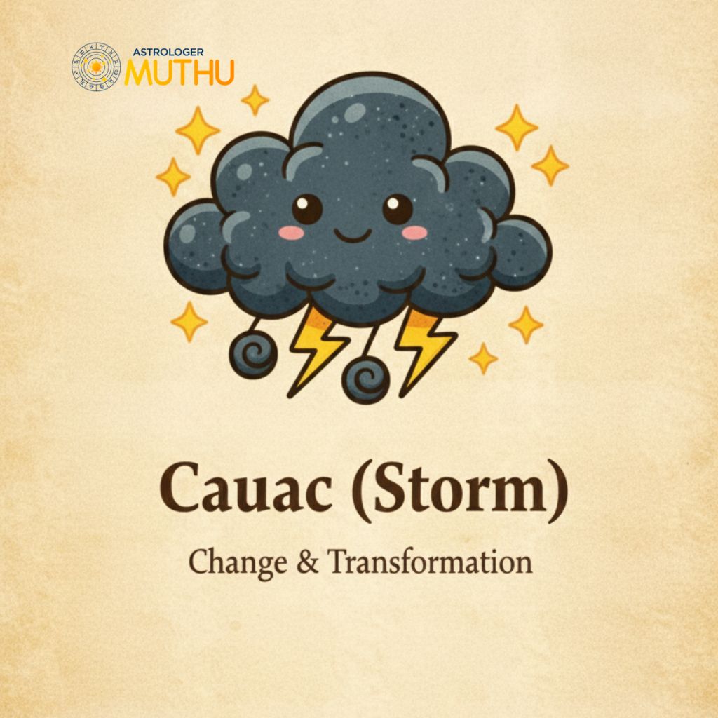 Cauac (Storm) Mayan Astrology Signs