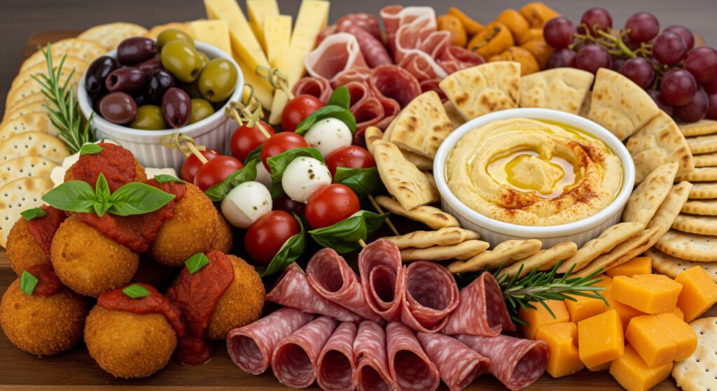  Gemini : Assorted Appetizer Platter Dish