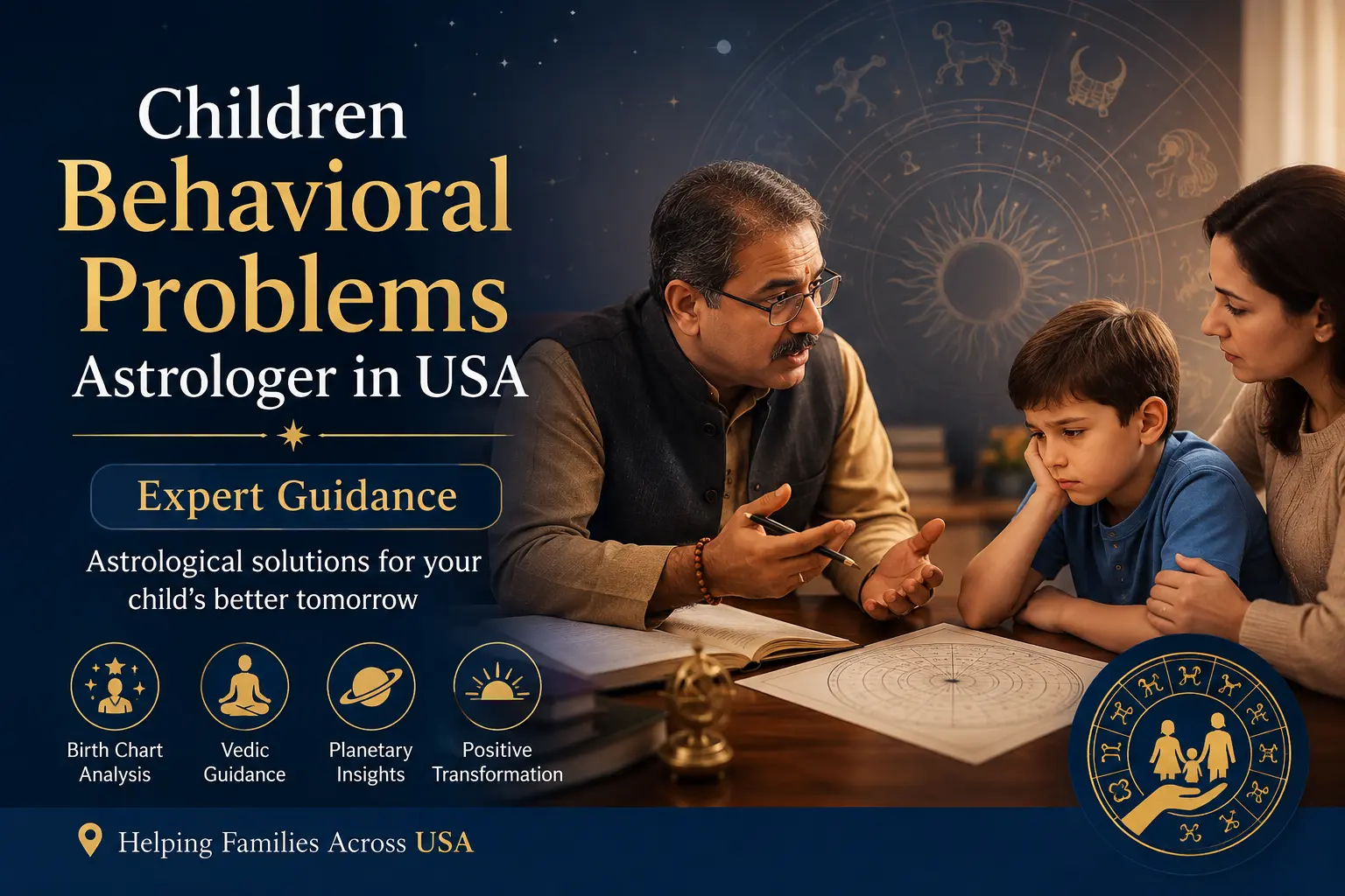 Children Behavioral Problems Astrologer in USA: Expert Guidance